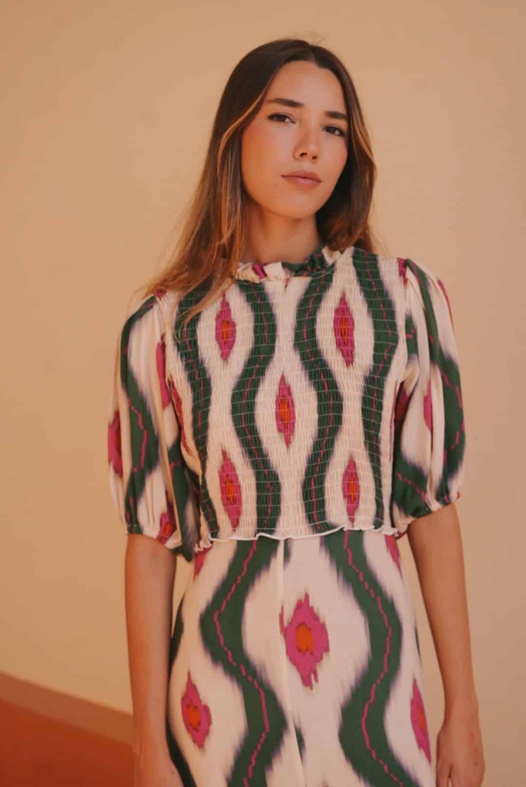 ELEONORA - ABITO CON MANICHE A SBUFFO