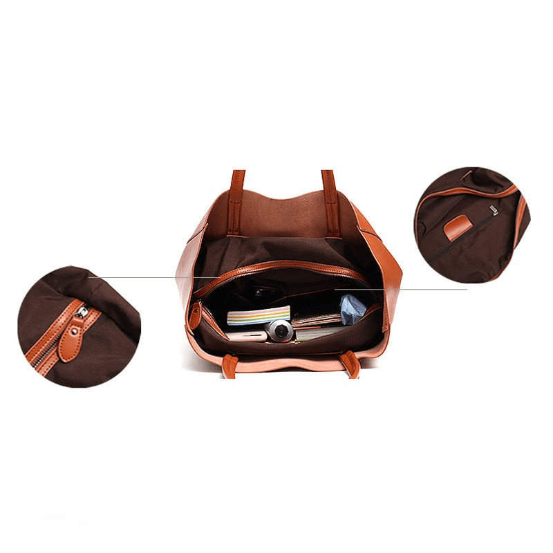 YOLANDA - BORSA TOTE IN PELLE