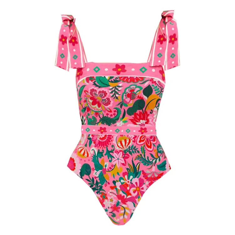 ABRIANA - COSTUME INTERO E GONNA CON STAMPA