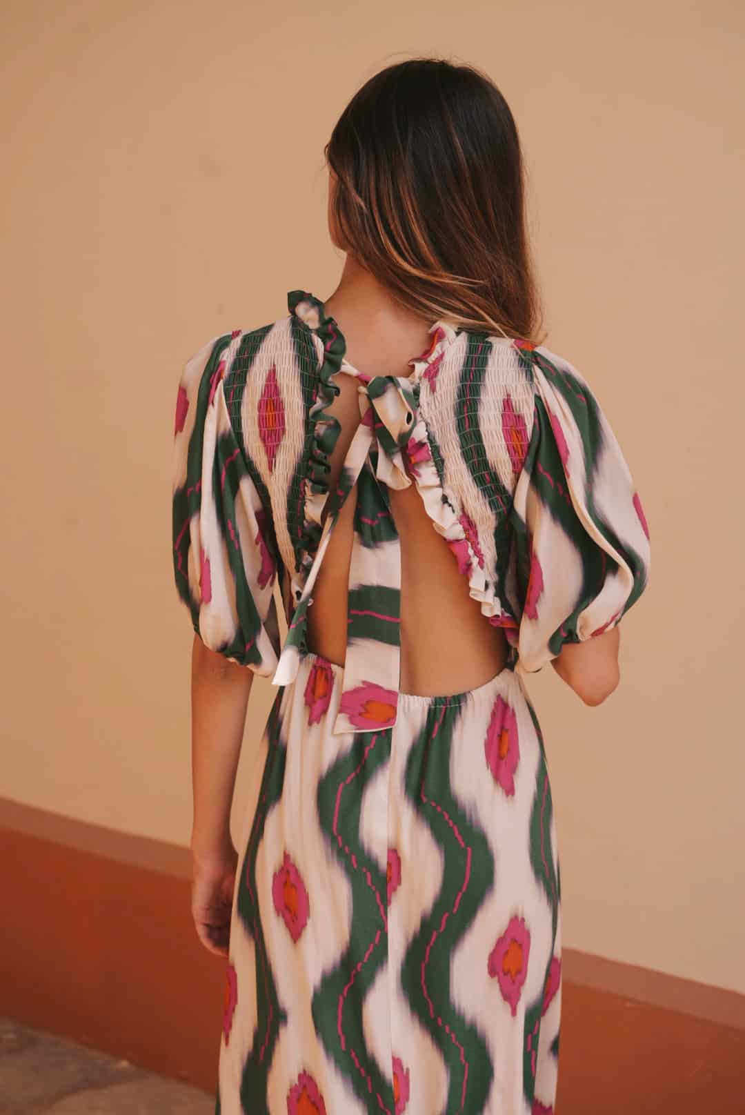 ELEONORA - ABITO CON MANICHE A SBUFFO