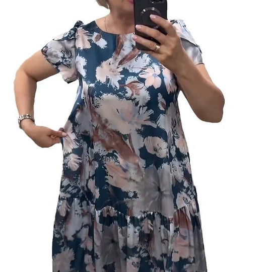 AINA - ABITO CON STAMPA FLOREALE