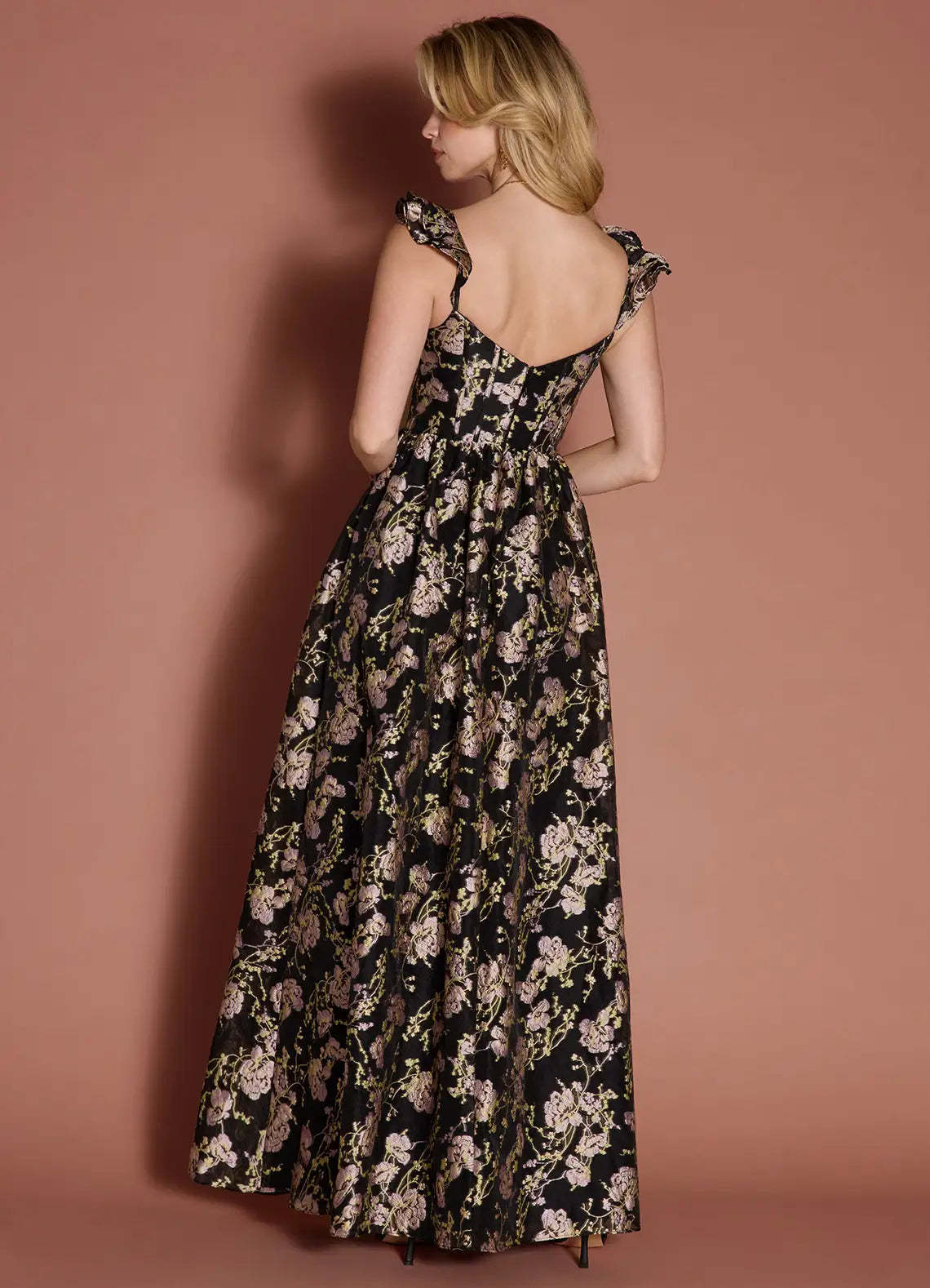 MARIANGELA - ABITO FIORATO SPACCO ROMANTICO