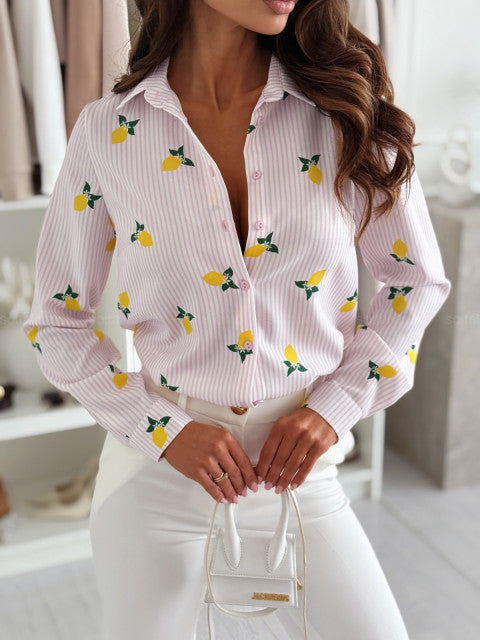 RUTH - CAMICIA ELEGANTE A RIGHE