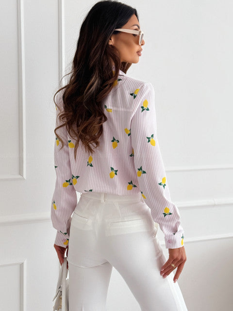 RUTH - CAMICIA ELEGANTE A RIGHE