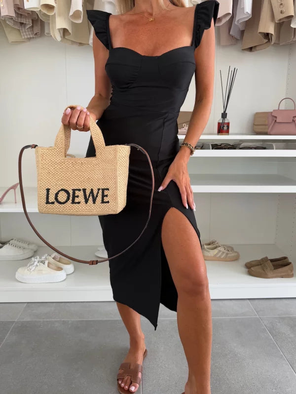 ANTONELLA - ABITO MIDI CON SCOLLATURA A CUORE