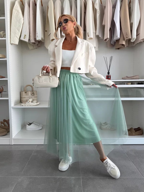 KARLA - GONNA IN TULLE CON ELASTICO IN VITA