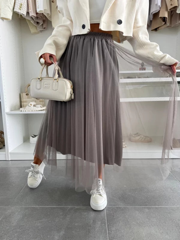 KARLA - GONNA IN TULLE CON ELASTICO IN VITA