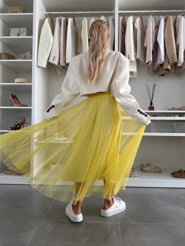 KARLA - GONNA IN TULLE CON ELASTICO IN VITA