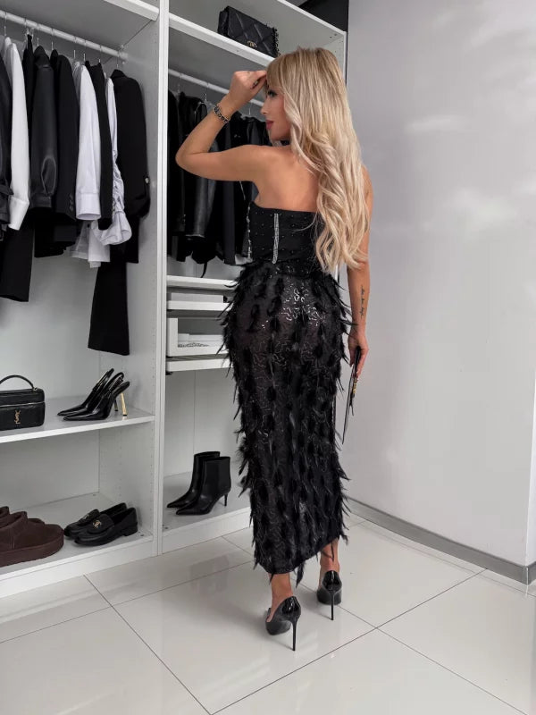 SARAI - ABITO CON DETTAGLI IN STRASS