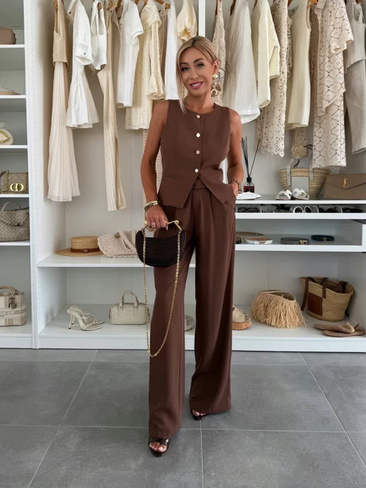 PATRIZIA - SET GILET E PANTALONI